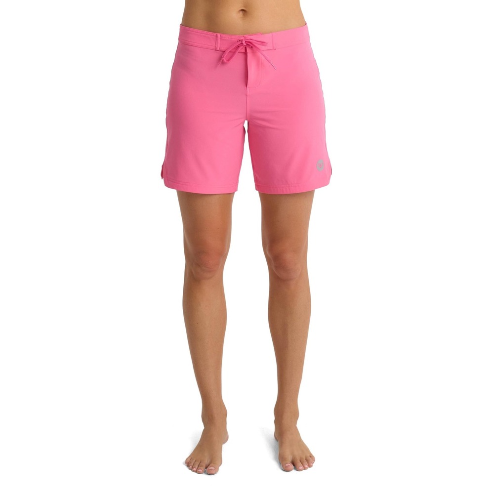NWT Roxy Womens Sunset Board Shorts Pink 7" Inseam Quick Dry Swim Shorts Small